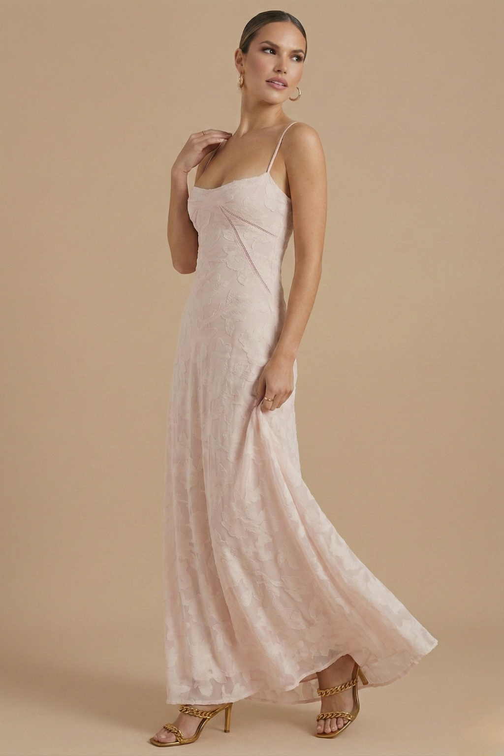Laura | Fitted Waist Occasion Dress with Elegant Flattering Style