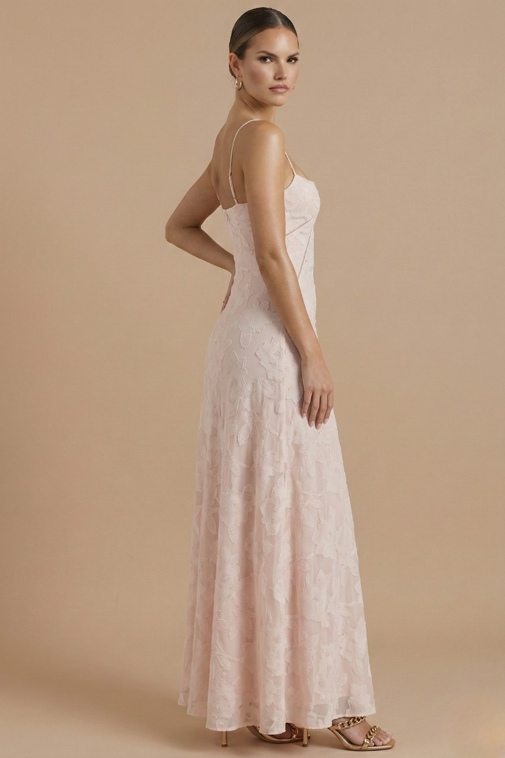Laura | Fitted Waist Occasion Dress with Elegant Flattering Style