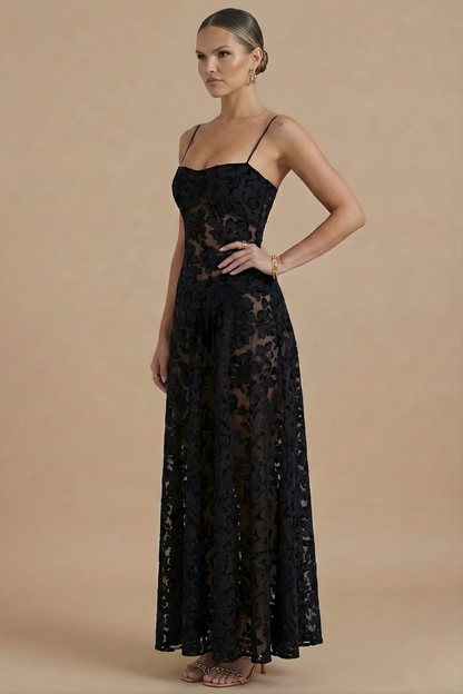 Laura | Fitted Waist Occasion Dress with Elegant Flattering Style