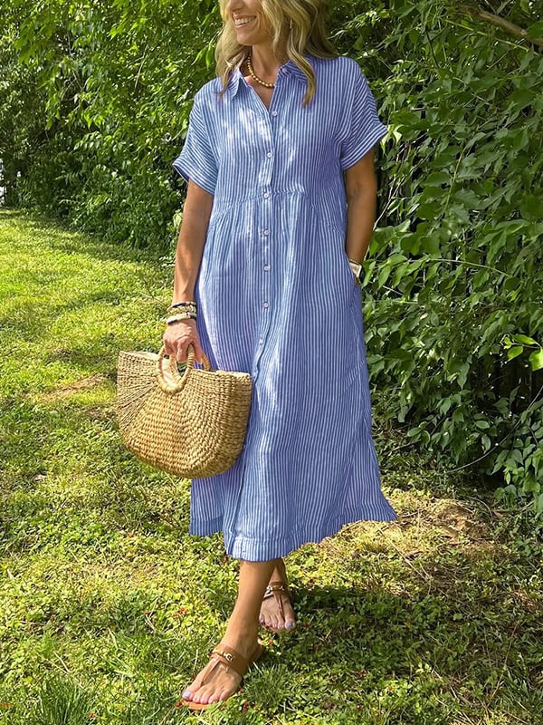 Ivessa | Refined Button-Up Airy Shirt