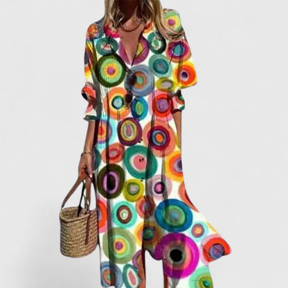Tinsleyra | Women Button Front Dress with Chic Everyday Style