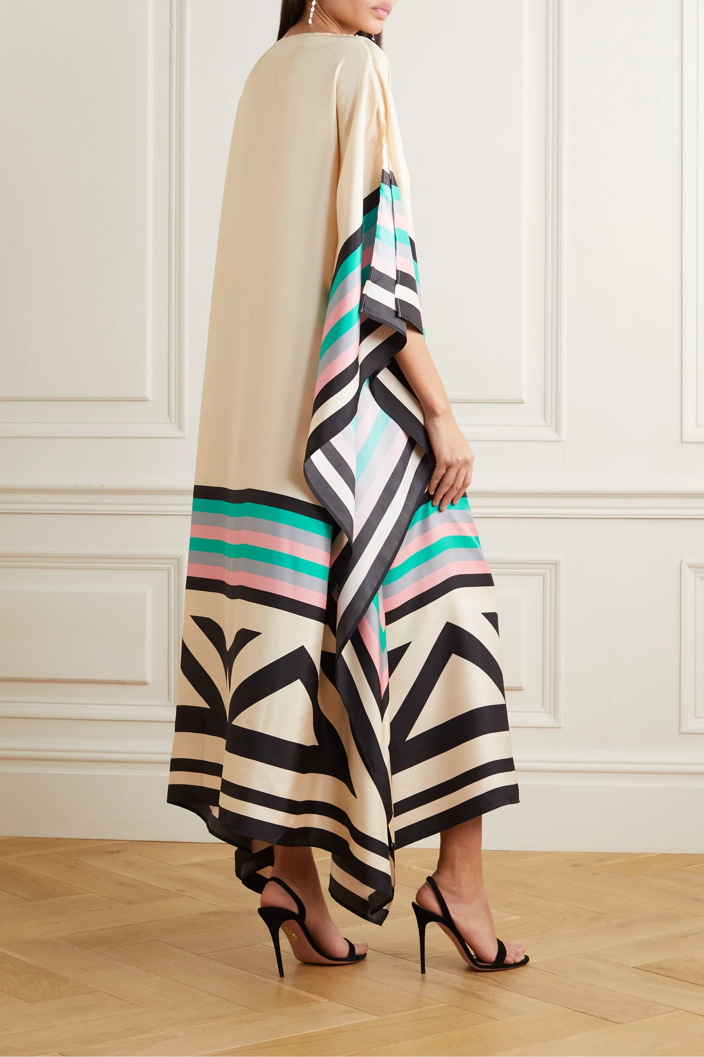 Kallora | Geometric Oversized Dress for Women Summer Wear