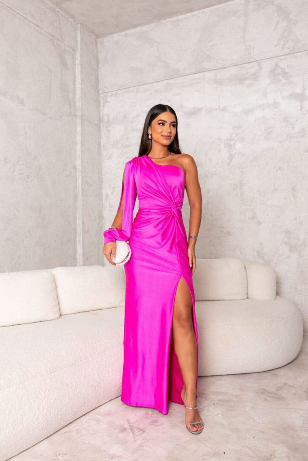 Gabreyla | Side Slit Occasion Gown with Elegant Evening Look