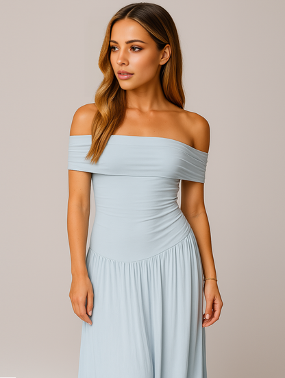 Zoravelle | Elegant Pleated Occasion Dress with Sophisticated Style