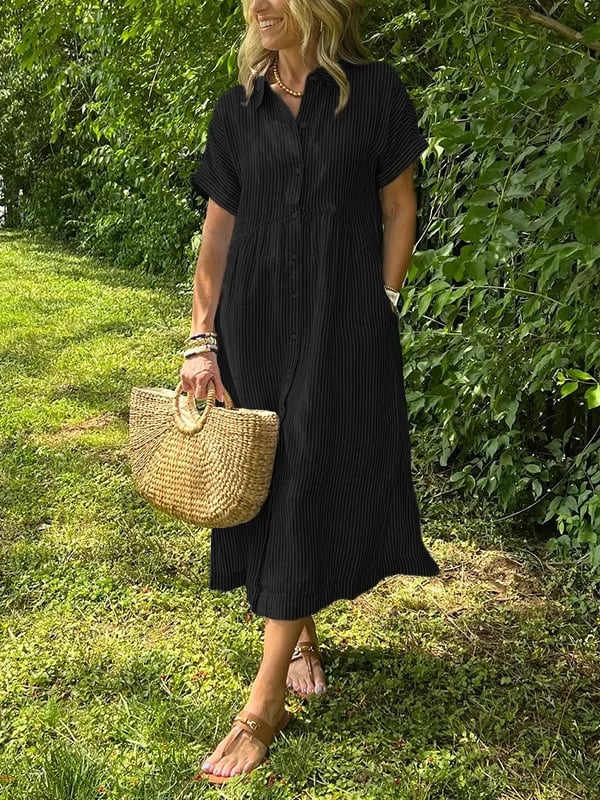 Ivessa | Refined Button-Up Airy Shirt