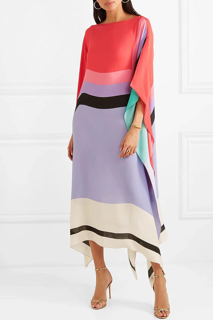 Kallora | Geometric Oversized Dress for Women Summer Wear