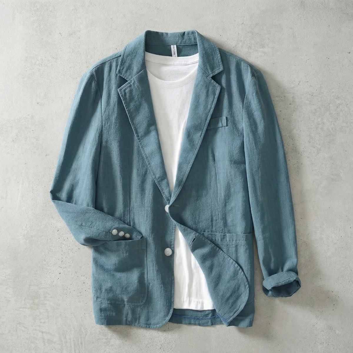 Men's Linen Jacket - Lightweight Casual Outerwear