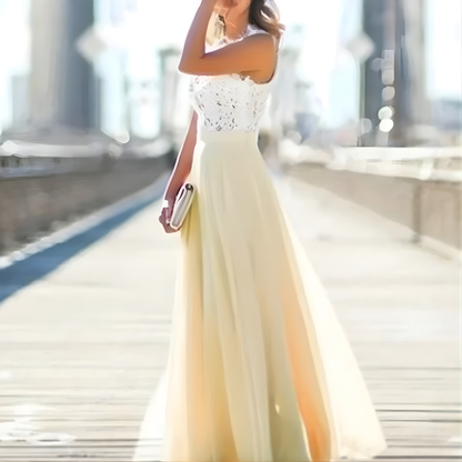 Starlynn | Formal Beaded Embellished Maxi Dress for Wedding Guest Events