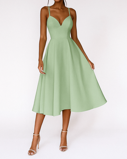 Xylavie | Strappy Wedding Guest Dress with Elegant Occasion Style