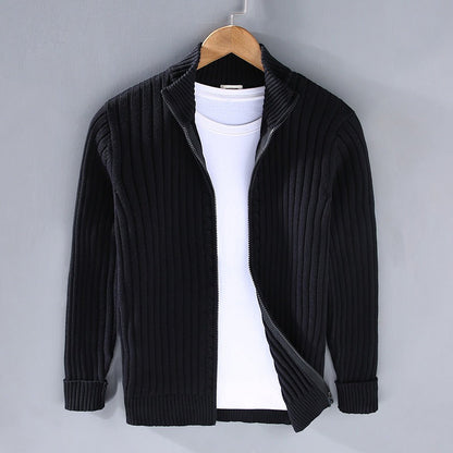 Men's Cotton Cardigan - Lightweight Button Front Sweater
