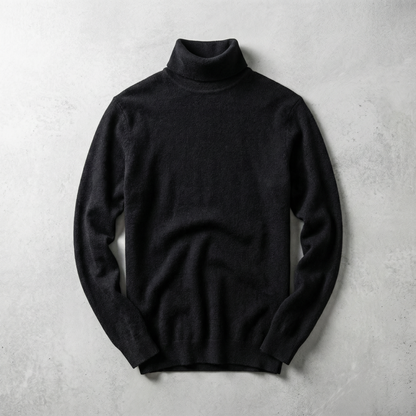 Men's Cashmere Turtleneck - Soft Knit Fall Sweater