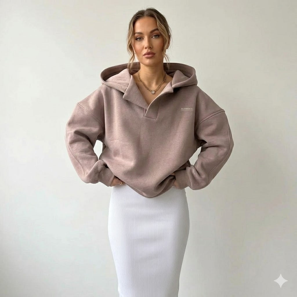 Women's Oversized Hoodie - Casual Lounge Sweatshirt