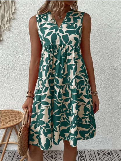 Loxanne | Elegant Floral Light Dress Women Summer Style with Soft Feminine Look