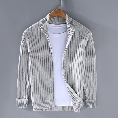 Men's Cotton Cardigan - Lightweight Button Front Sweater