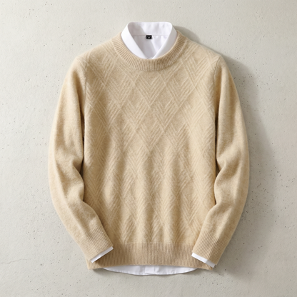 Men's Cashmere Sweater - Soft Knit Casual Pullover