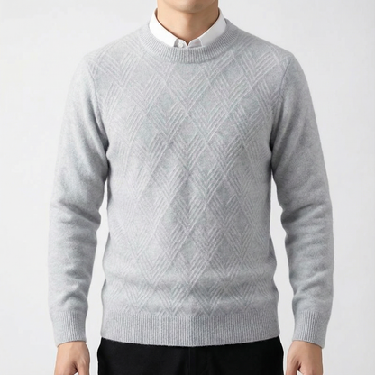Men's Cashmere Sweater - Soft Knit Casual Pullover