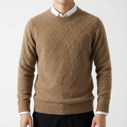 Men's Cashmere Sweater - Soft Knit Casual Pullover