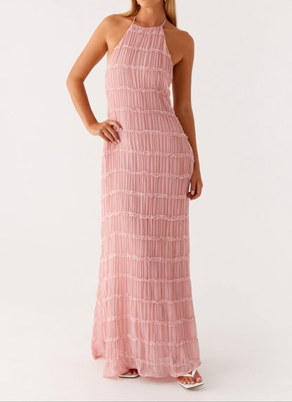 Ivynne | Halter Evening Dress Women with Elegant Design