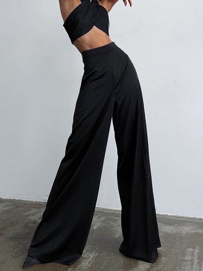 Harvella | Women's Wide-Leg High-Waist Pants with Elegant Fit