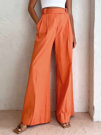 Pavellae | Relaxed Fit Wide-Leg Pants for Women Casual Style