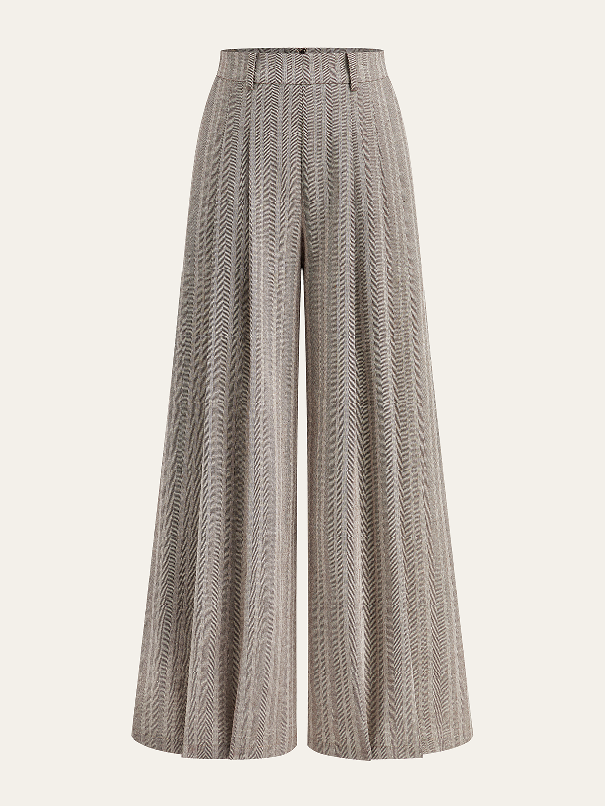 Olyrie | Women's Long Wide Leg High Waist Pants with Relaxed Style