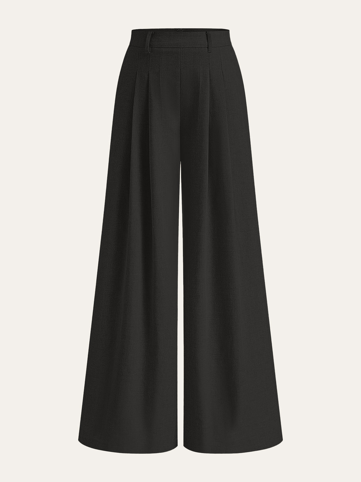 Olyrie | Women's Long Wide Leg High Waist Pants with Relaxed Style