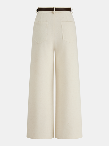 Harvella | Women's Wide-Leg High-Waist Pants with Elegant Fit