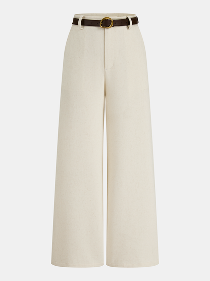 Harvella | Women's Wide-Leg High-Waist Pants with Elegant Fit