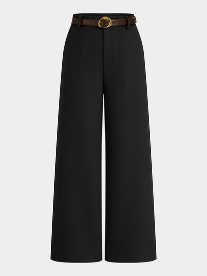 Harvella | Women's Wide-Leg High-Waist Pants with Elegant Fit