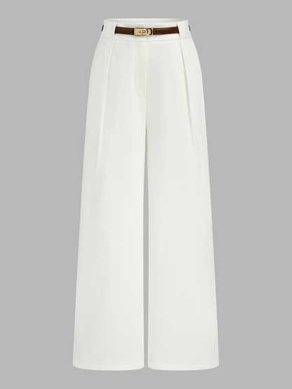 Maerelle | Women's Wide Leg Pants with Relaxed Comfort Fit