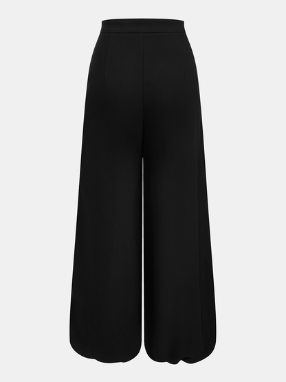 Lorvyn | Women's Casual High Waist Wide Leg Pants for Everyday Wear