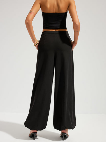 Lorvyn | Women's Casual High Waist Wide Leg Pants for Everyday Wear