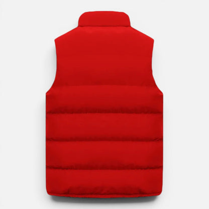 Men's Quilted Puffer Vest - Lightweight Insulated Zip Up