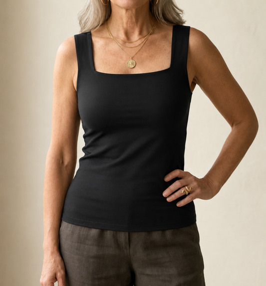 Vaylix | Modern Square Neck Tank Top with Stylish Everyday Fit
