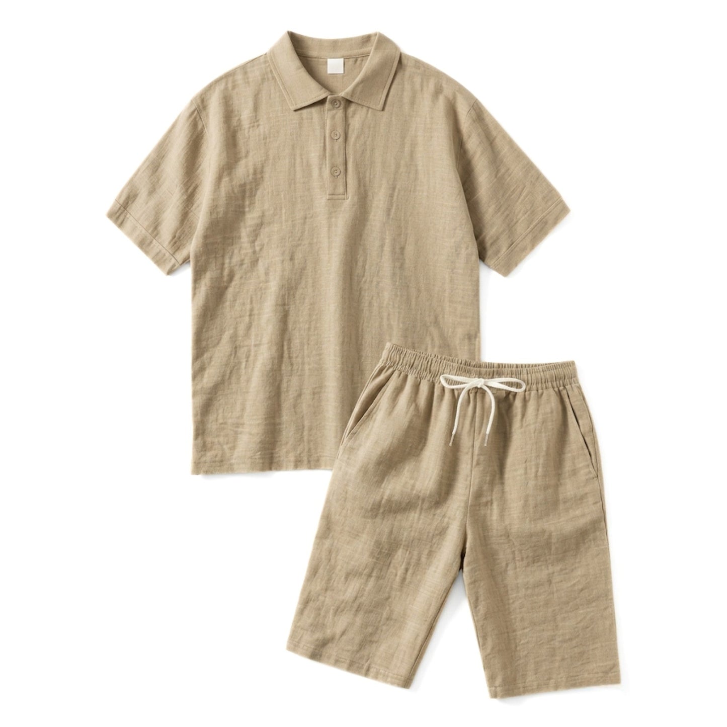 Casual Style | Men's Outfit with Short Sleeve Polo & Elastic Shorts | Comfortable Summer Wear 5