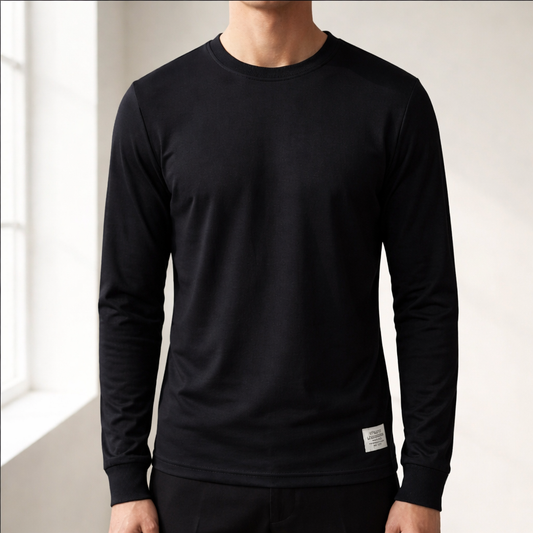 Men's Casual Cotton Shirt – Long Sleeve Button Down Top