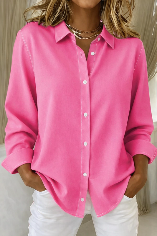 Luxley | Women's Flattering Collared Blouse with Elegant Style