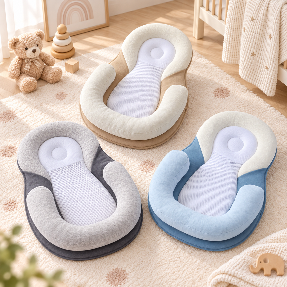 Baby Lounger for Newborn – Ergonomic Infant Support Seat