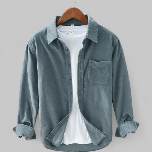 Cordy Collection | Men's Shirt with Classic Button Closure | Versatile Corduroy Style for Everyday Comfort 0