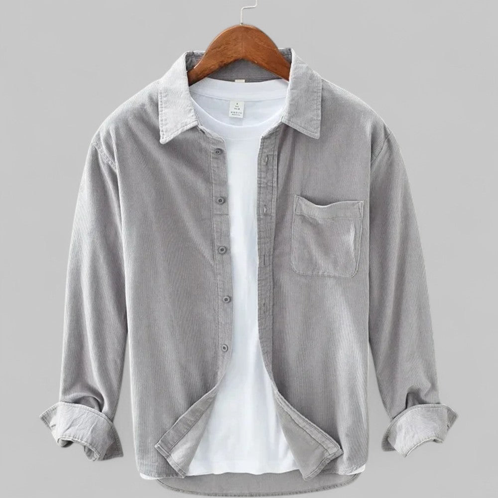 Cordy Collection | Men's Shirt with Classic Button Closure | Versatile Corduroy Style for Everyday Comfort 1