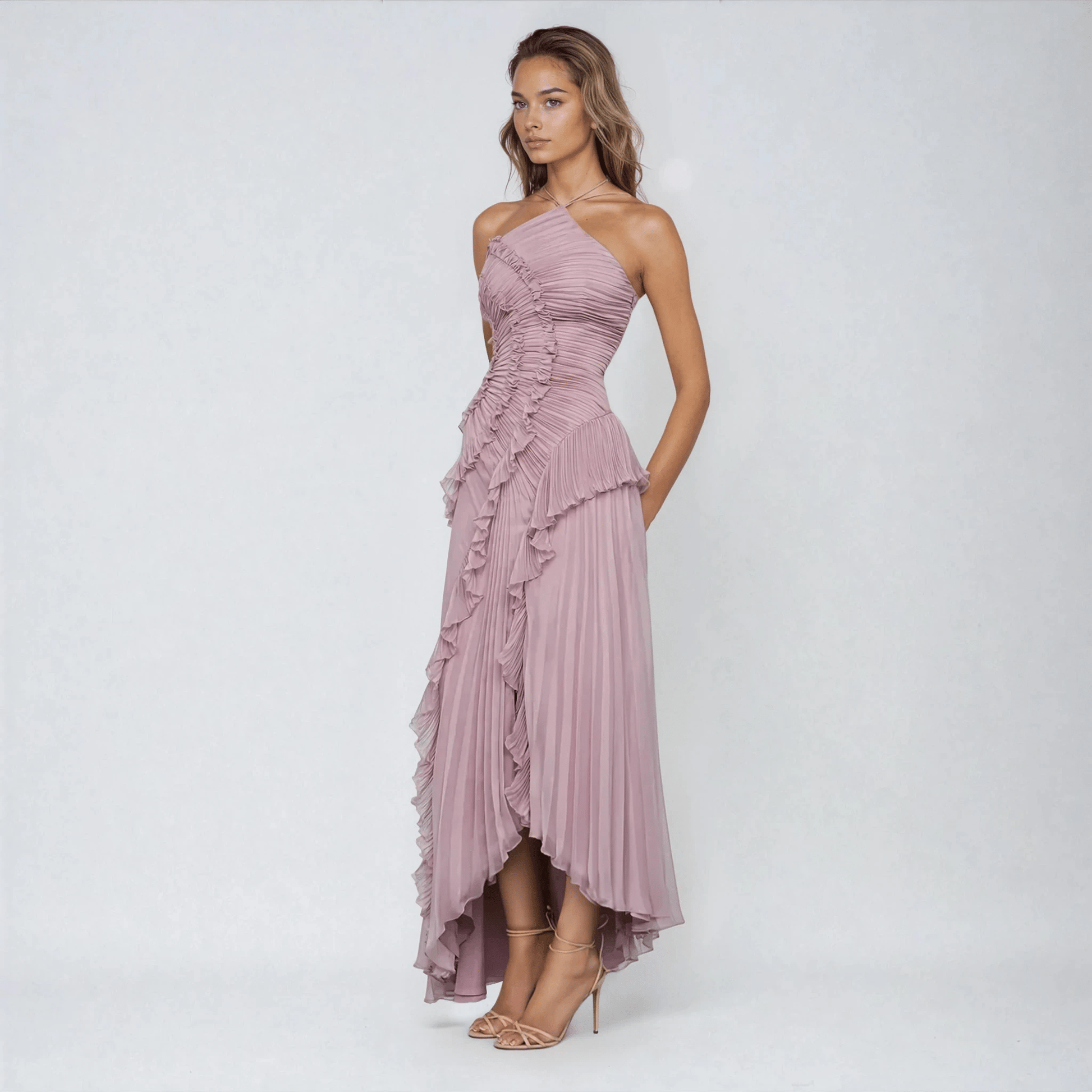 Elaria Collection | Floral Maxi Dress with Ethereal Silhouette | Elegant Long Dress for Summer Events 1
