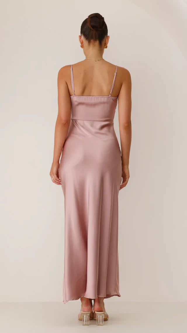 Elegant Collection | Floral Maxi Dress with High Side Slit | Lightweight Long Dress for Effortless Summer Style 8
