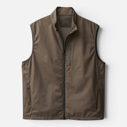 Men's Softshell Vest - Lightweight Full Zip Outdoor