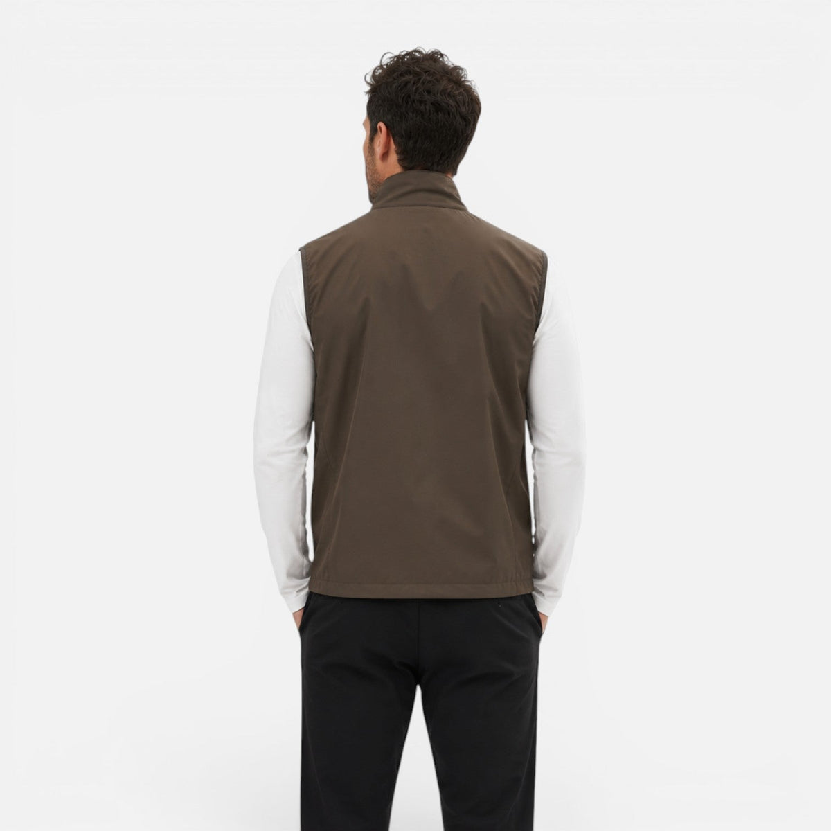 Men's Softshell Vest - Lightweight Full Zip Outdoor