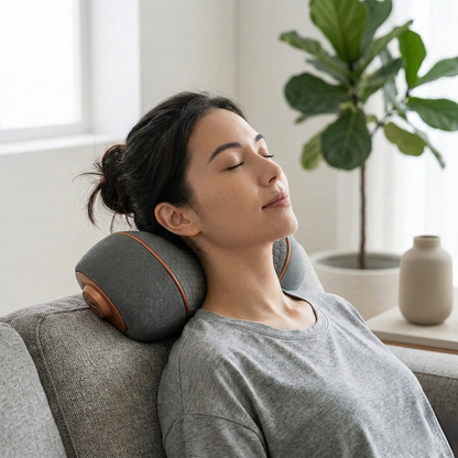 Neck Massage Pillow | Ergonomic Memory Foam Support for Neck & Shoulder Comfort