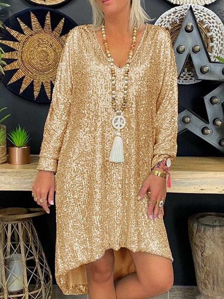 Cassidly | Loose Sequin Dress Summer