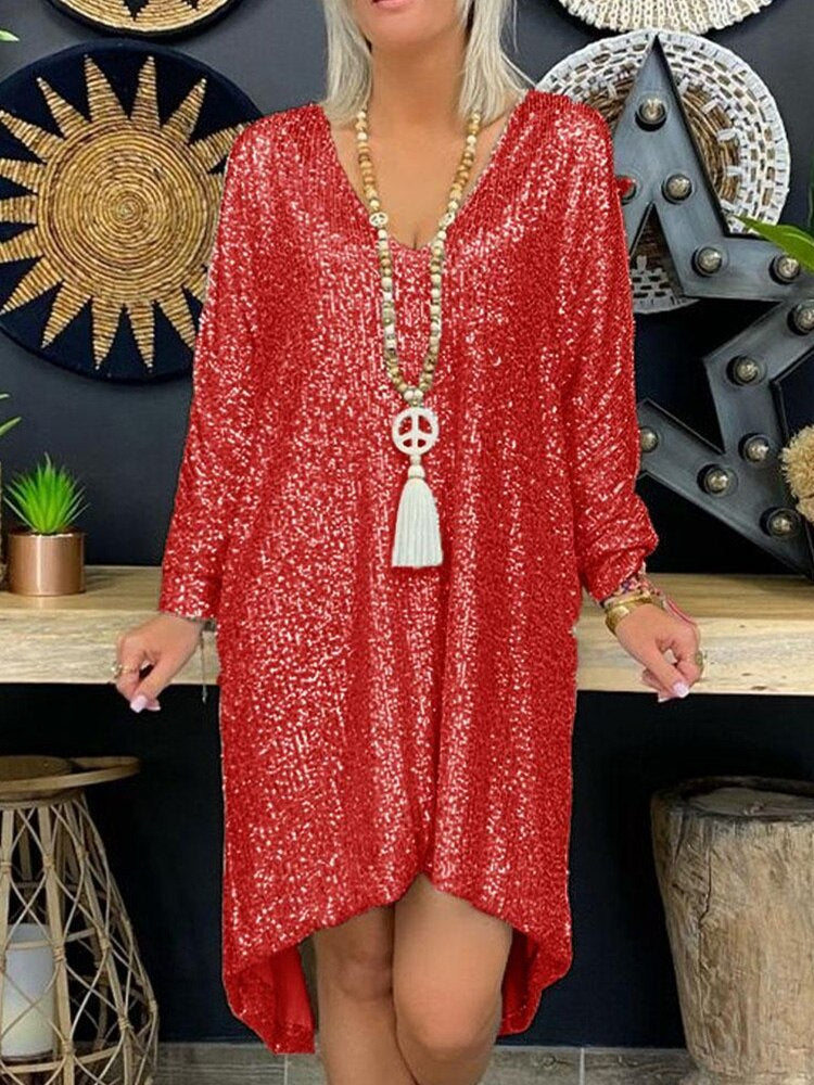 Cassidly | Loose Sequin Dress Summer