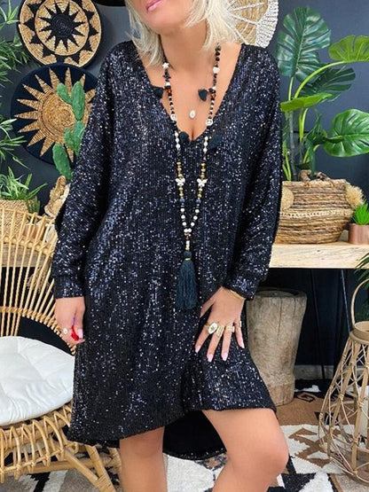 Cassidly | Loose Sequin Dress Summer