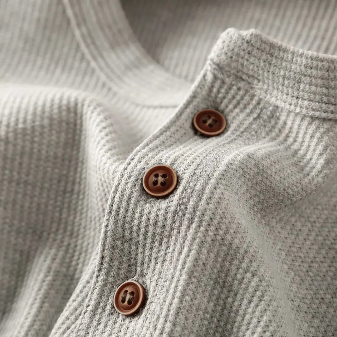 Heritage Collection | Men's Shirt with Ultra-Soft Cotton Fabric | Timeless Henley Design for Casual and Semi-Formal Wear 6