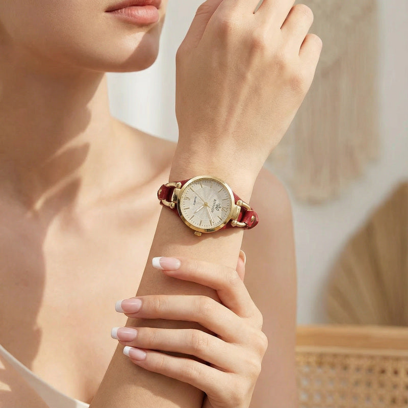 Women’s Elegant Quartz Watch – Classic Analog Wristwatch for Everyday Wear